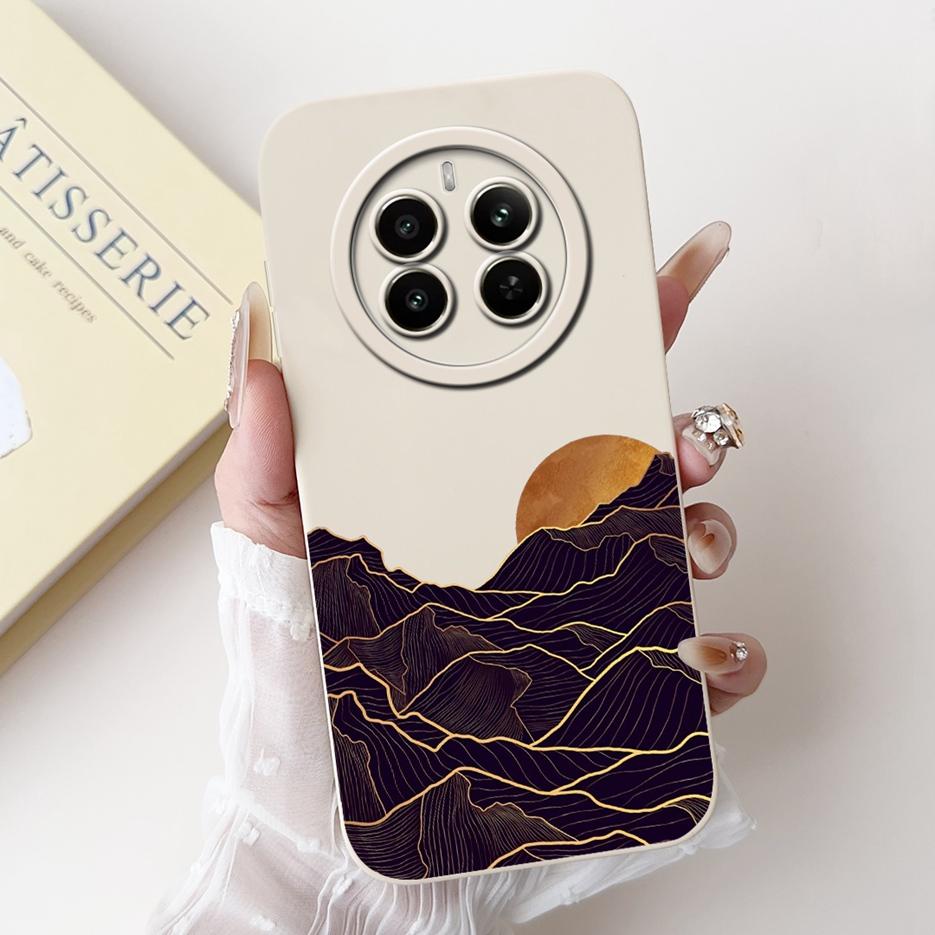 For Realme 12 Pro Plus Case RMX3840 Luxury Candy Painted Cover Soft TPU Phone Case For Realme 12 Plus Realme12 Pro + Fundas Capa