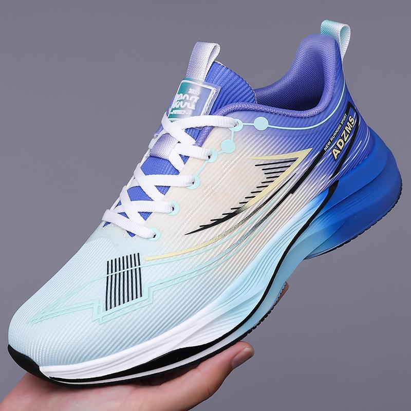 Herren- und Damen-gleiche Laufschuhe Sommer vielseitig weiche Sohle leichte Sportschuhe Mode Farbabstimmung Trend atmungsaktiv lässige Herrenschuhe