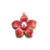 Wholesale 5pcs/lot Enamel Flower Charms Stainless Steel Colorful Pendant For DIY Necklaces Earrings Jewelry Making Accessories