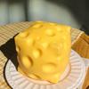 Giant Cheese Squeeze Toy Extra Large Size Cheese Squishy Fidget Toys Slow Rebound Shapeable Venting Ball for Adults Gifts