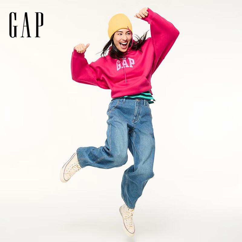 Gap Women's 2025 Fall Logo Appliqué Fleece Hoodie