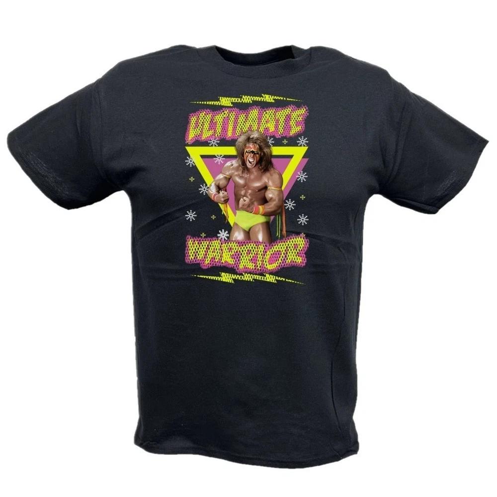 Ultimate Warrior Christmas Kids Youth Black Tshirt M