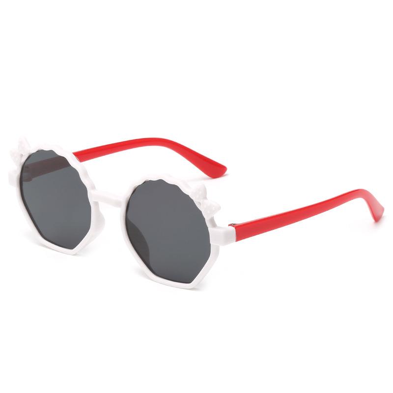 Colorful Children's Sunglasses With Bow Decoration For Uv Protection, Suitable For Photography, Fashionable Sunglasses 8834