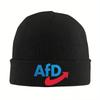 2026 Alternative Afd Germany Beanie Hats Blue Bonnet Hats Men Women Y2K Cool Kpop Knitted Hat Autumn Pattern Elastic Caps