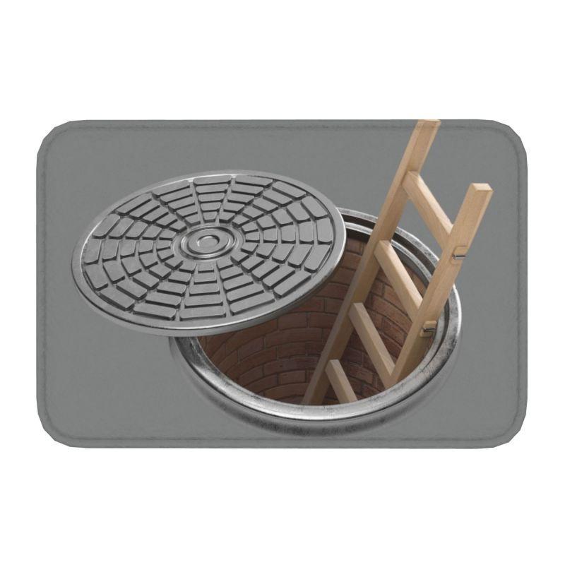 3D Trap Front Sidewalk Cover Trapping Door Mat Front Door Entry Carpet Indoor Kitchen Bathroom Soft Floor Mat Home Decoration
