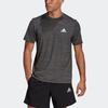 adidas Set-in-Ärmel T-Shirt Herren Metallic Schwarz GM2074