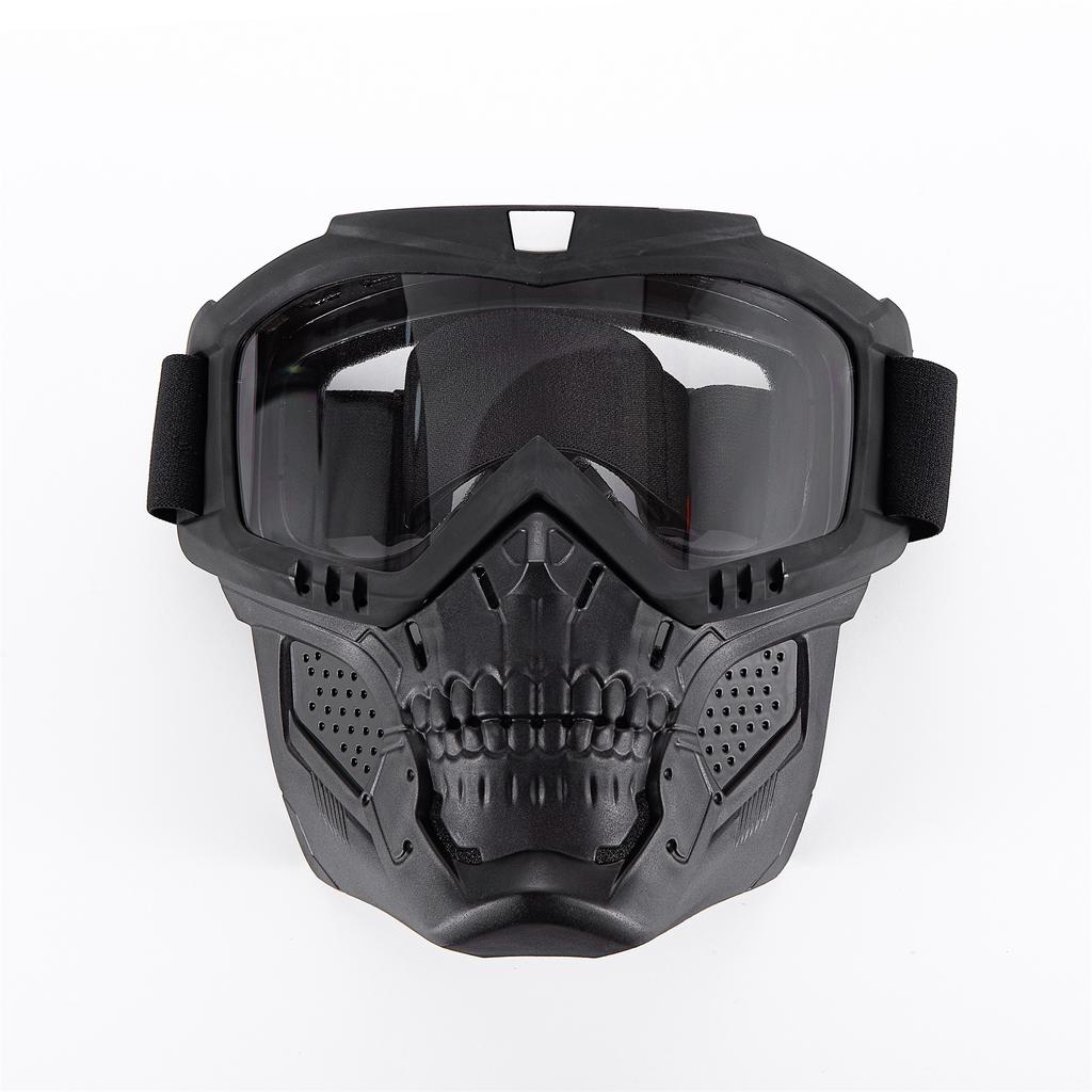 Bluetooth RGB Light Up Airsoft Paintball Military Tactical LED Display Mask Full Face Skull Halloween Hunting Protective Mask