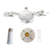 Ceiling Fan Light with 3 Color Temperature Adjustable Brightness LED Bulb Quiet Fan Combo Low-noise Operation Fan Light Fixture