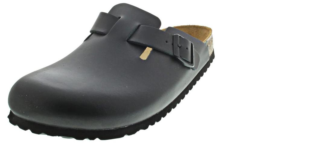 Birkenstock Boston Clog Smooth Black cm (Narrow Width), Leather, 23.0