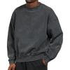 Men's Winter Pullover Solid Color Long Sleeve T