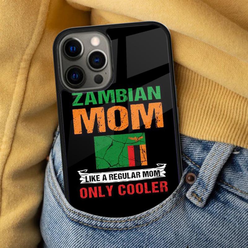 Zambia Flagge Weiche Handyhülle für iPhone 17 Air 16e Pro max 15 Pro 13 14 Plus 11 12 MagSafe Magnetische Hülle