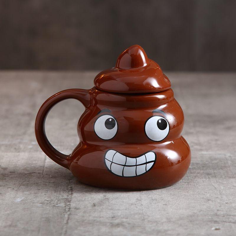 Cute Poop Mug Funny Ceramic Parody Poop Cup Personality Bizarre Poop Cup Birthday Gift