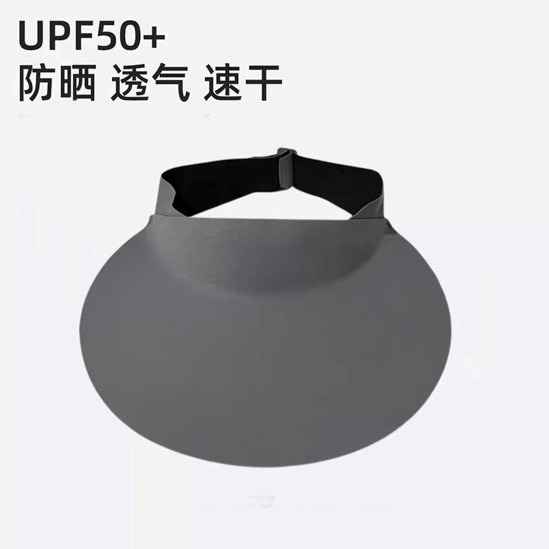 Integrated Sun Protection Hat Women's Summer Sun Protection Sun Hat UV Protection Foldable Sports Empty Top Hat Outdoor Sun Hat