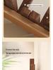 Piano Key Wall-Mounted Solid Wood Coat Rack for Entryway & Bedroom