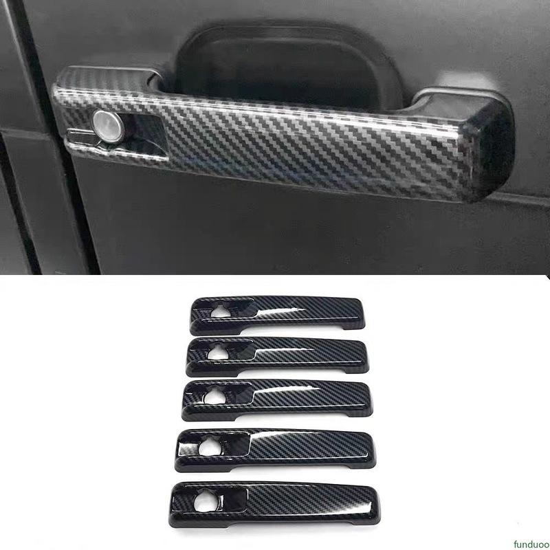 Carbon Fiber Car Door Handle Cover Stickers Styling Accessories For Mercedes-Benz G Class W463 W464 W465 G65 G55 G63 G500 G550