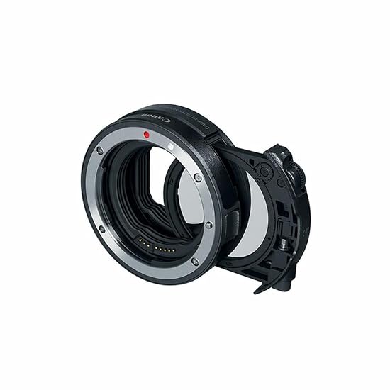 Canon Drop-In Filter Mount Adapter EF-EOS R with Circular Polarizing Filter A, Compatible with EOS R