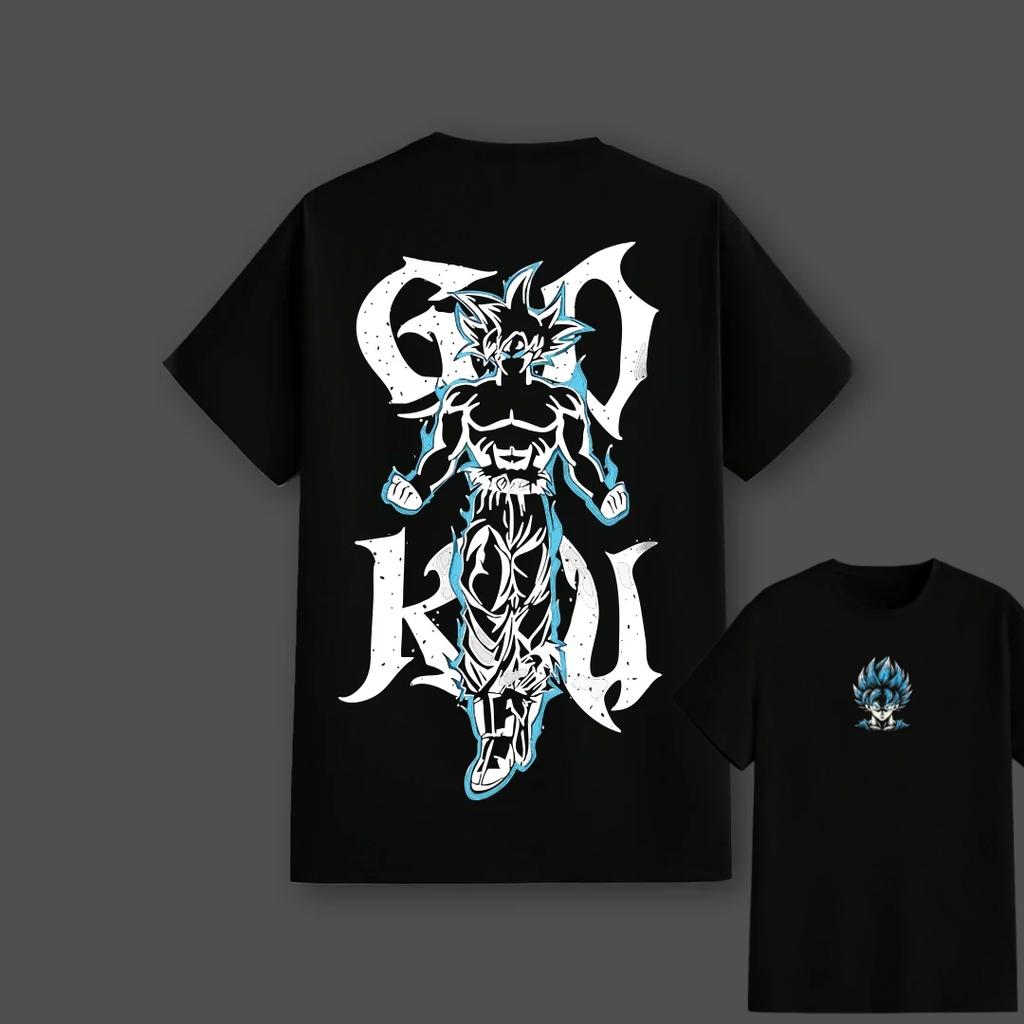 Dragon Ball Z Super Saiyan Anime Graphic TShirt 100Cotton Oversized Shirt unisex Y2k Unisex Short Sleeve ONeck Selling Popular