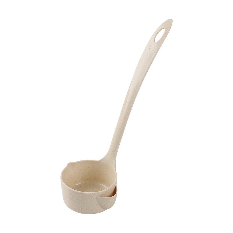 Suppenöllöffel in Lebensmittelqualität mit Loch zum Aufhängen, umweltfreundliches Ölfilterlöffel-Kochwerkzeug