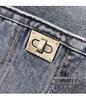 Women's 2024 Retro Casual Denim Chain Shoulder Bag – Large Capacity Commuting Tote