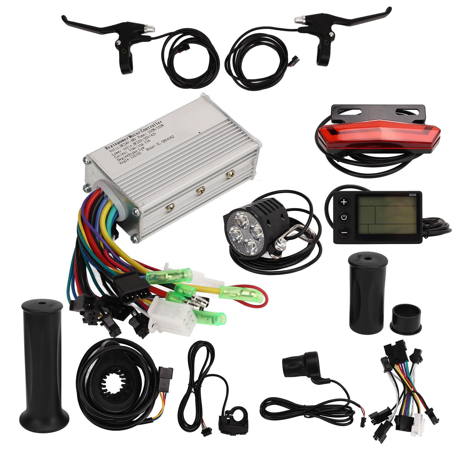 

24‑48V 250W 350W Electric Bike Conversion Kit Electric Bike Controller with Panel Throttle Grip for Electric Bicycles