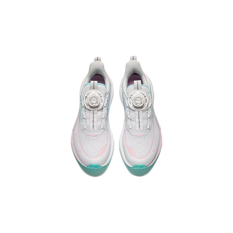 Anta Zapatillas de Running Hailang Lite para Niños Cómodas Versátiles Ligeras Transpirables de Caña Baja Zapatillas de Running para Niños Blanco Rosa Verde 322415503-1