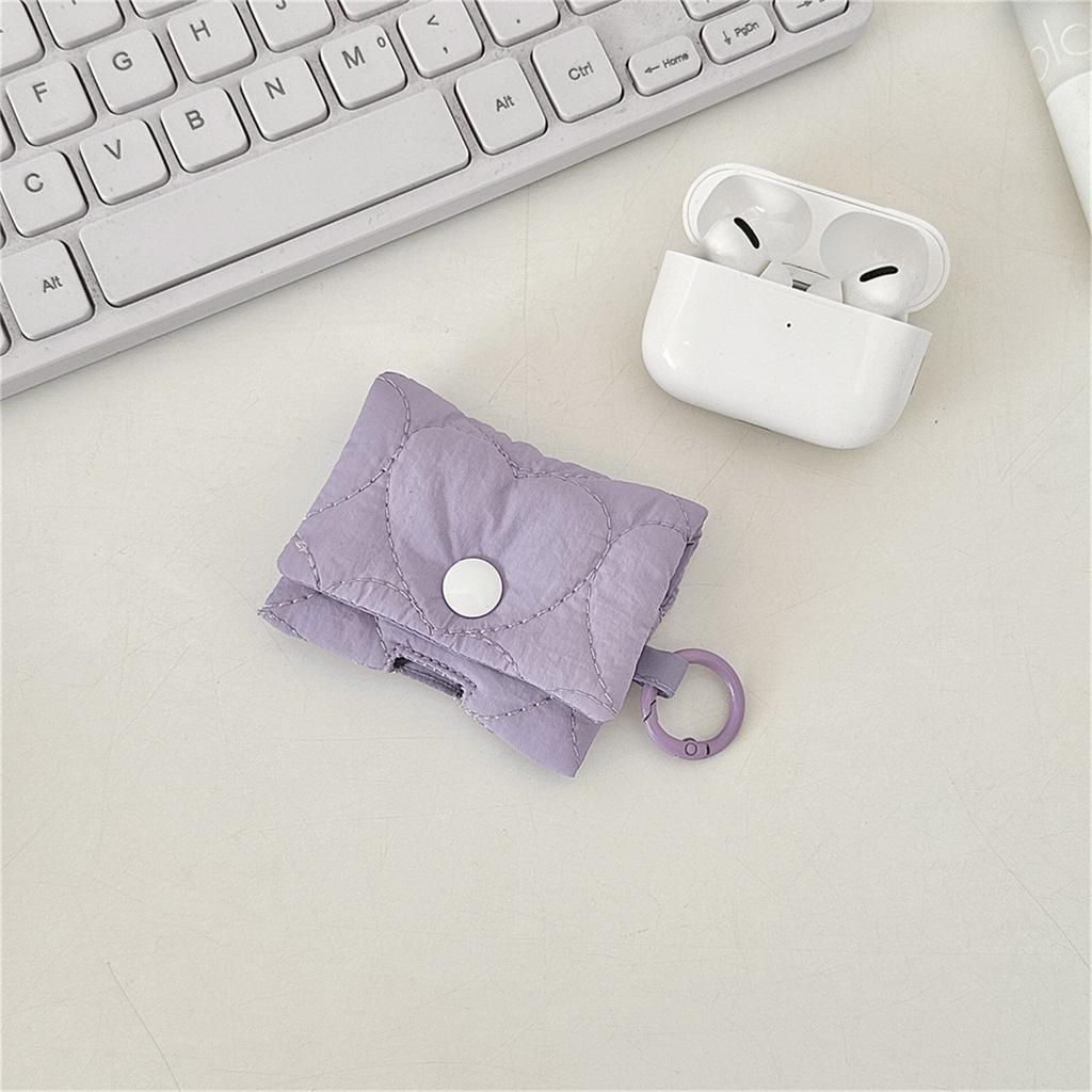 Strapazierfähige Polyester Bluetooth Kopfhörer Aufbewahrungstasche Kompakter Reise-Organizer für Airpods 4 und kabellose Headsets