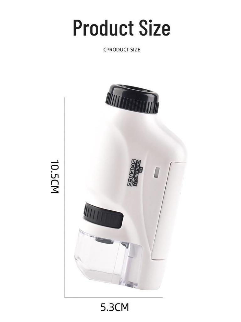 Portable Children's Microscope Set for Science Exploration