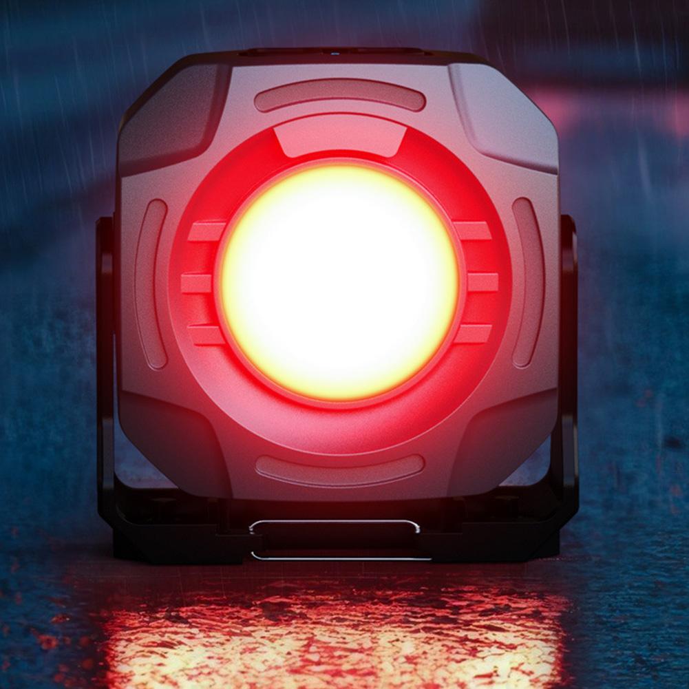 COB LED Outdoor Work Light USB Rechargeable Inspection Flashlight Power Display Auto Repair Working Light 5000mAh for Car Repair