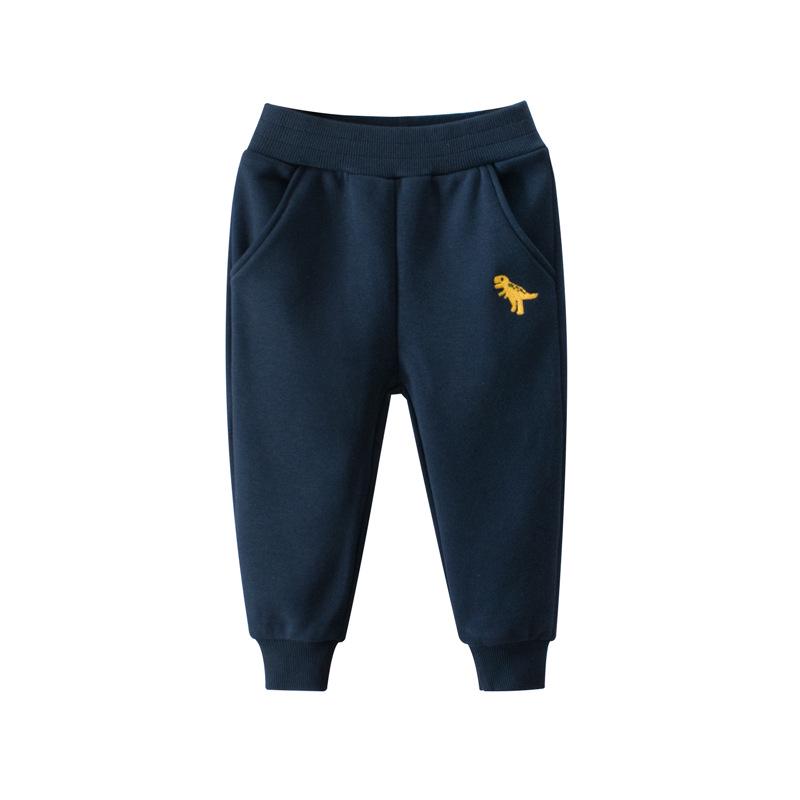 Autumn 2024 Korean-Style Fleece Sports Pants for Boys: Children's Long Pants