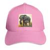A Majestic Elephant With Her Baby Elephant Cap Fashion Casual Baseball Caps Adjustable Hat Hip Hop Summer Unisex Baseball Hats