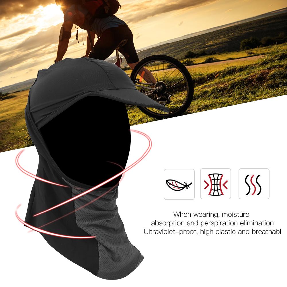 Summer Full Face Comprehensive Protection High Elastic Breathable Hat Face Guard for Cycling Fishing Outdoor