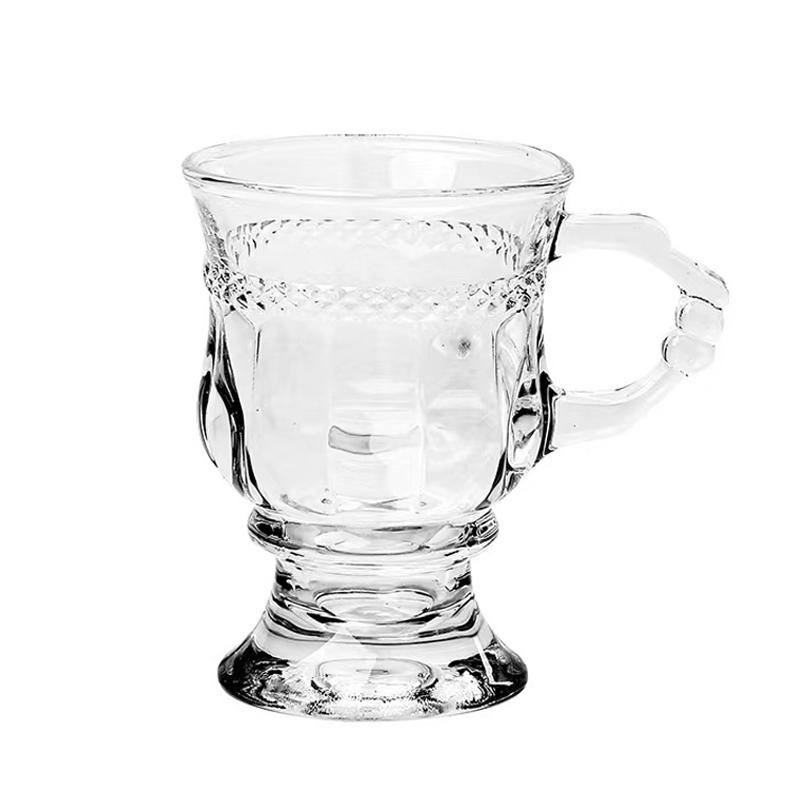 

5 шт. 150 мл ирландские прозрачные стеклянные кофейные кружки, чашки для латте, кружки для капучино холодного/горячего шоколада с ручкой, для горячих напитков, посуда для напитков 150ml