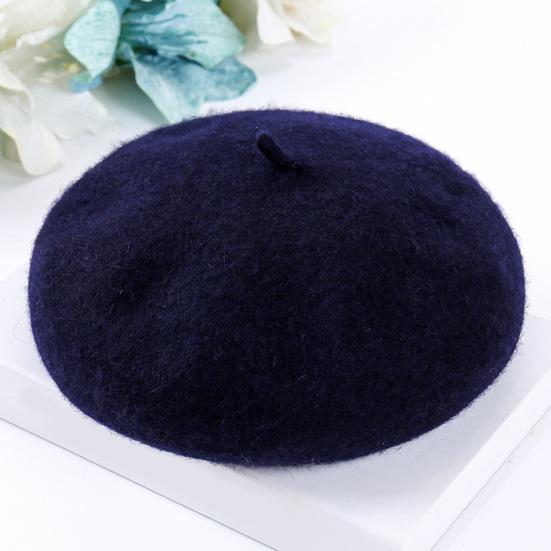 Painter Hat Solid Color Soft Texture Unisex Furry Bucket Hat Easy to Clean Winter Furry Beret Hat Fashion Accessories