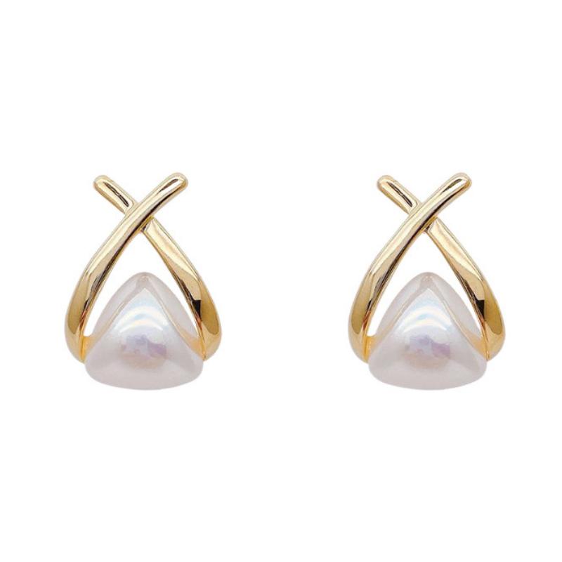 Pearl Light Luxury Earrings, High-end and Stylish Niche Design Earrings, All-match Earrings