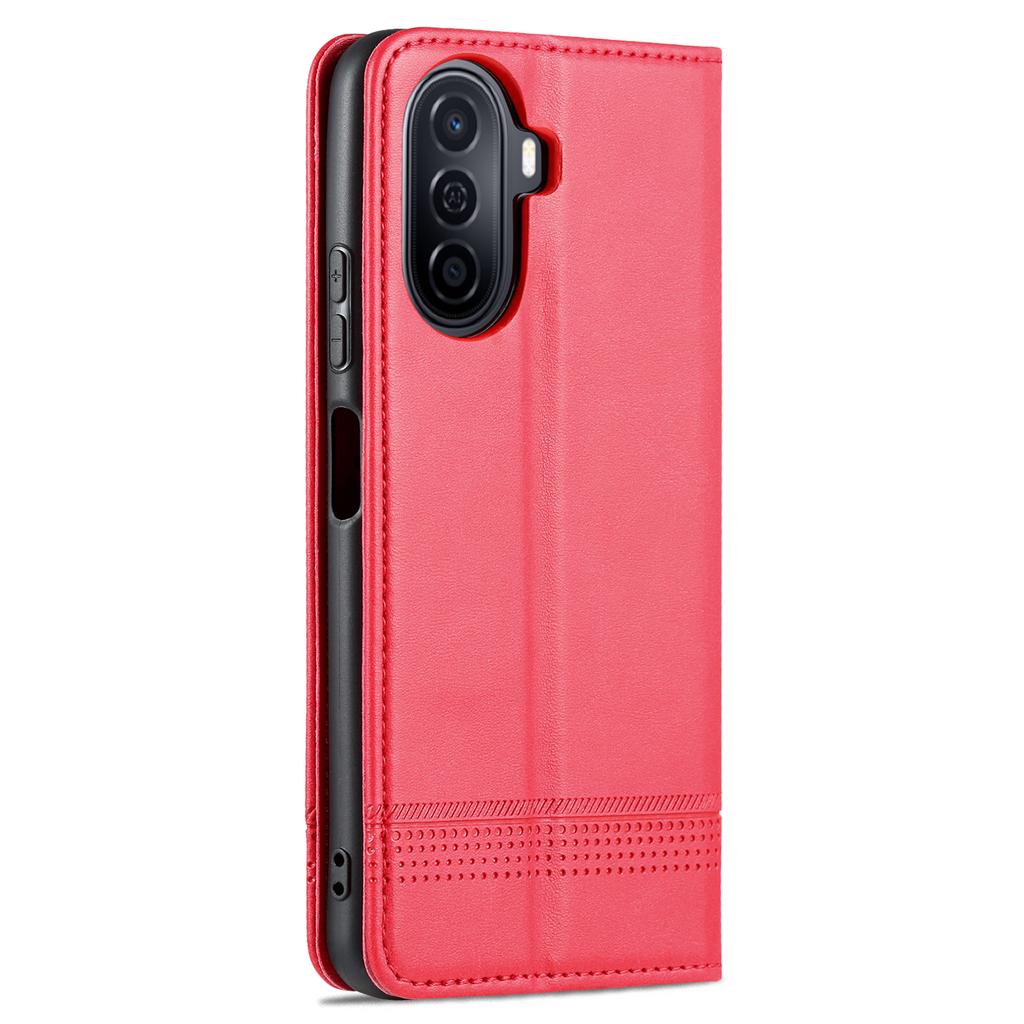 Deluxe magnetisk adsorpsjon skinn etui for Huawei Nova Y70 plus Y 70 flip cover beskyttelsesetui Nova Y70 capa fundas