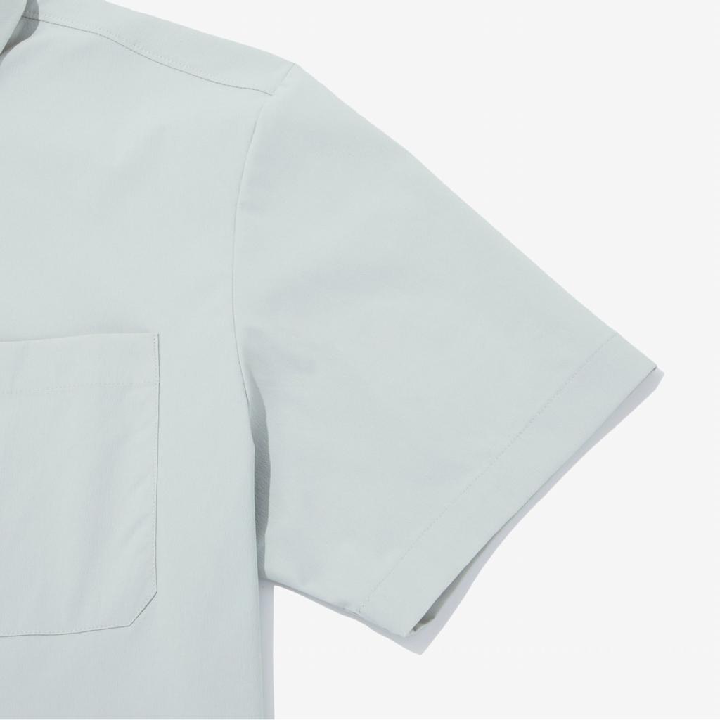 Noseupeiseu Nt7Pq05C Men'S All Round Ex Short Sleeve Polo Grayish_Blue