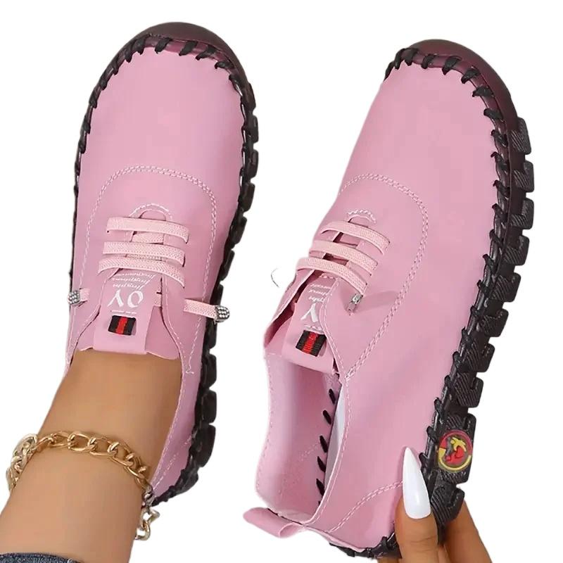 Breathable Sneakers Retro Plus Size Single Shoes for Women Sneakers 2026 New Spring Summer Loafers Soft-soled Roman