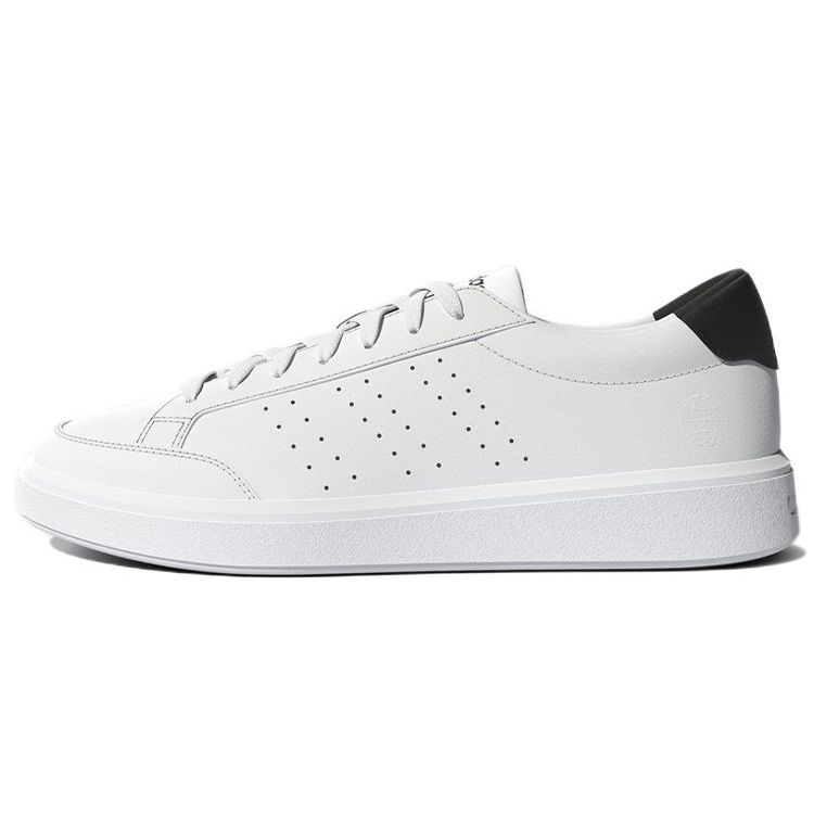 Adidas Neo Nova Court Synthetic Leather Comfortable Durable Low-Top Skate Shoes Men Sneakers White Black GZ1782