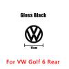 JQTYB1 ABS Car Styling Emblem For Volkswagen MK6 VW GOLF 6 2010 2011 2012 2013 Badge Hood Front Grill Rear Trunk Lid Logo Accessories