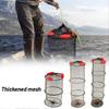 2-4 Layers Portable Foldable Fishing Floating Fish Net Shrimp Mesh Allows Fish