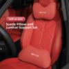 Nouveau logo BYD Appui-tête et Support lombaire Confort pour Voiture Pour Tang U8 F3 E6 Atto3 Yuan Plus Song Max F0 G3 I3 Ea1 Dmi S7 E3 L3