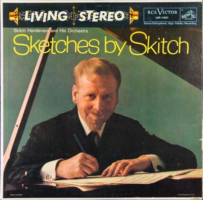 LP Record SKITCH HENDERSON & HIS ORCHESTRA - Sketches By Skitch LSP1401 RCA Victor 1958 US Jazz Used