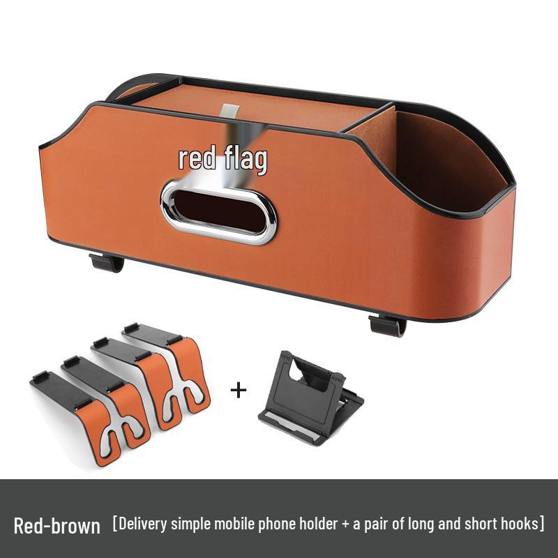 Versatile Hongqi Car Seat Back Organizer with Multi-Pocket Storage