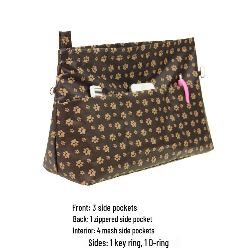 OLOMM Double-Layer Oxford Cosmetic Organizer Bag