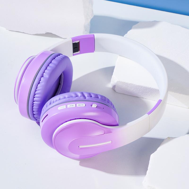 Gradient Color Wireless Stereo Gaming Headset