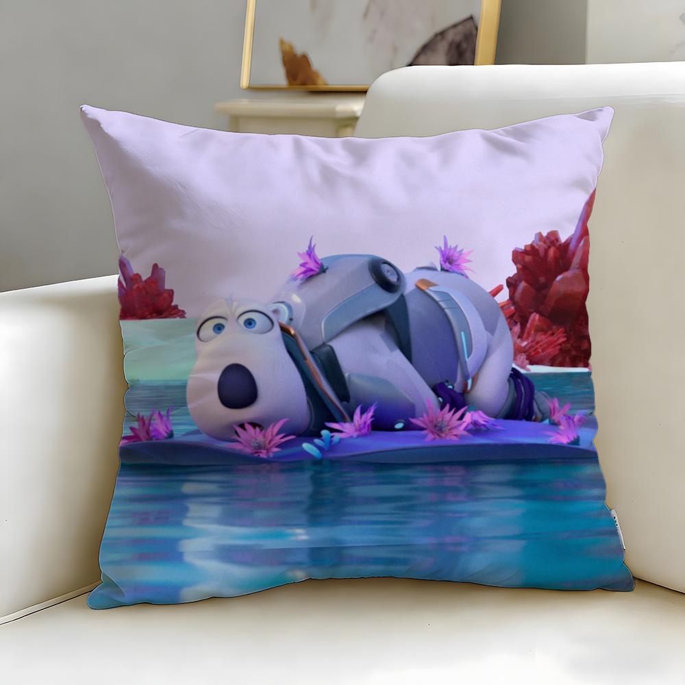 classic cartoon character Backkom Cushion Cover Soft & Easy-Wash Pillow Case – Versatile for Couch, Bed, Travel and Office