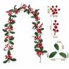 Artificial Foliage Spring Floral Garland DIY Plastic Garland Hanging Plants 180cm Flexible Artificial Flower Vines