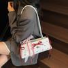 Modische vielseitige süße Schleife Achseltasche Damen 2025 Sommer schlichte Nische hochwertig einzelne Schulter Handtasche