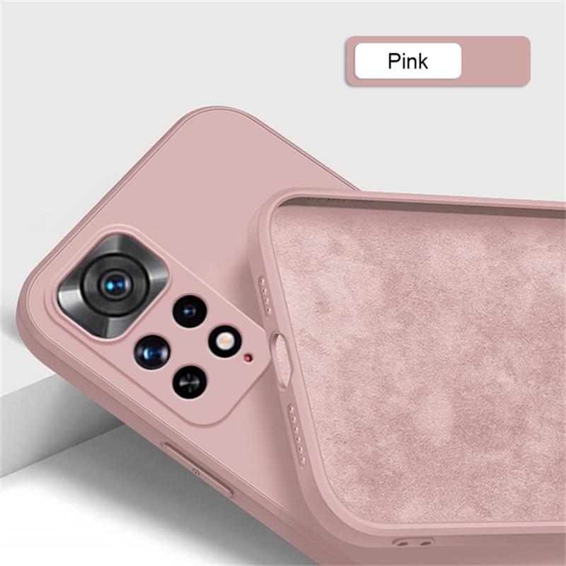 Liquid Silicone Case For Xiaomi Redmi Note 10 10S 9S 7 8 9 Pro Max K70 K70E K60 K60E K30 K40 K50 Ultra Soft Shockproof Cover