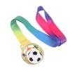 Winner Medal Kickball Medals Award With Neck Ribbon For Winner Reward Sports Metals Football Basketball Volleyball Prizes